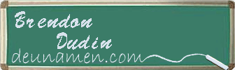 Brendon Dudin Visitenkarte